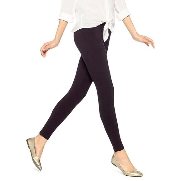 Kayser Roth Black Full Length Skinny Leggings L - Picture 1 of 3